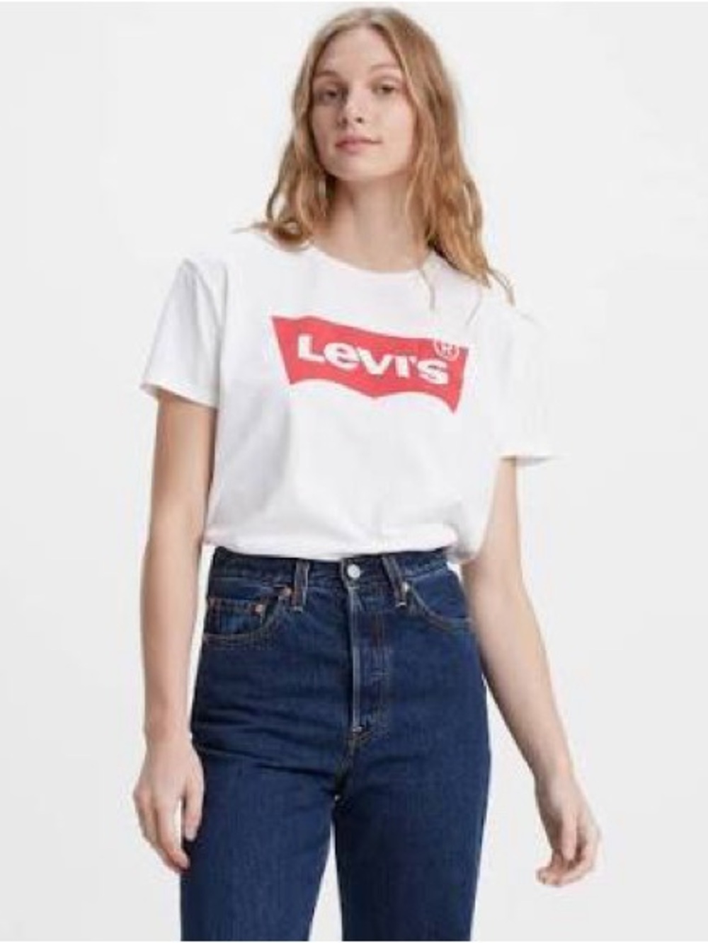 Levi's Short Sleeve Vintage Distress Destructed Design Logo T-shirt Size Small
